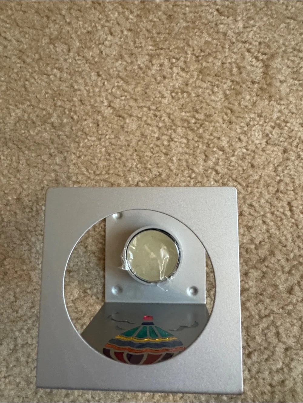 N/A silver candle